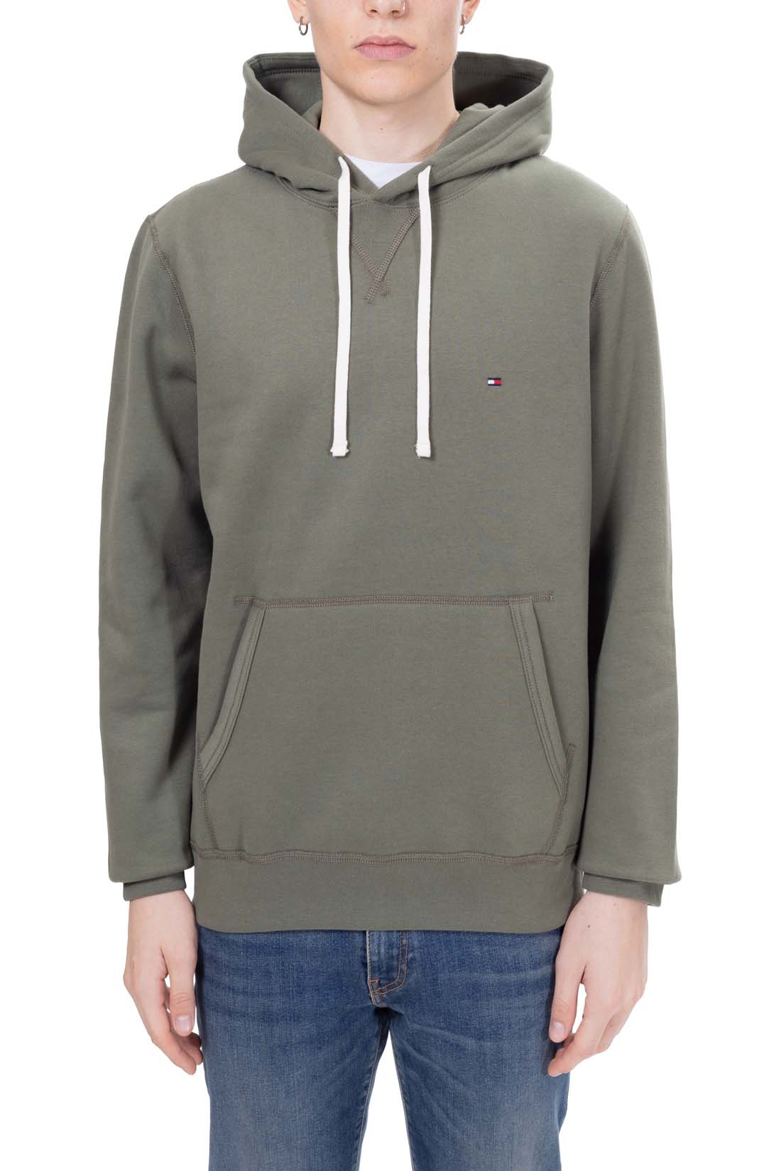 TOMMY HILFIGER - Men's winter hoodie with logo  - Size XXL-83
