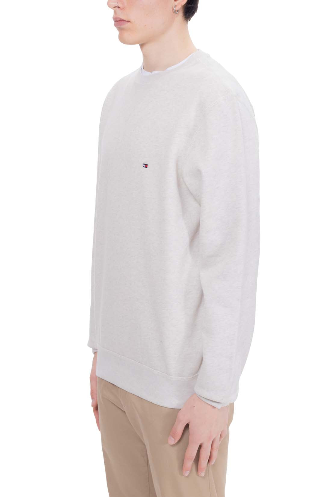 TOMMY HILFIGER - Men's winter crewneck sweatshirt with logo  - Size XXL-13