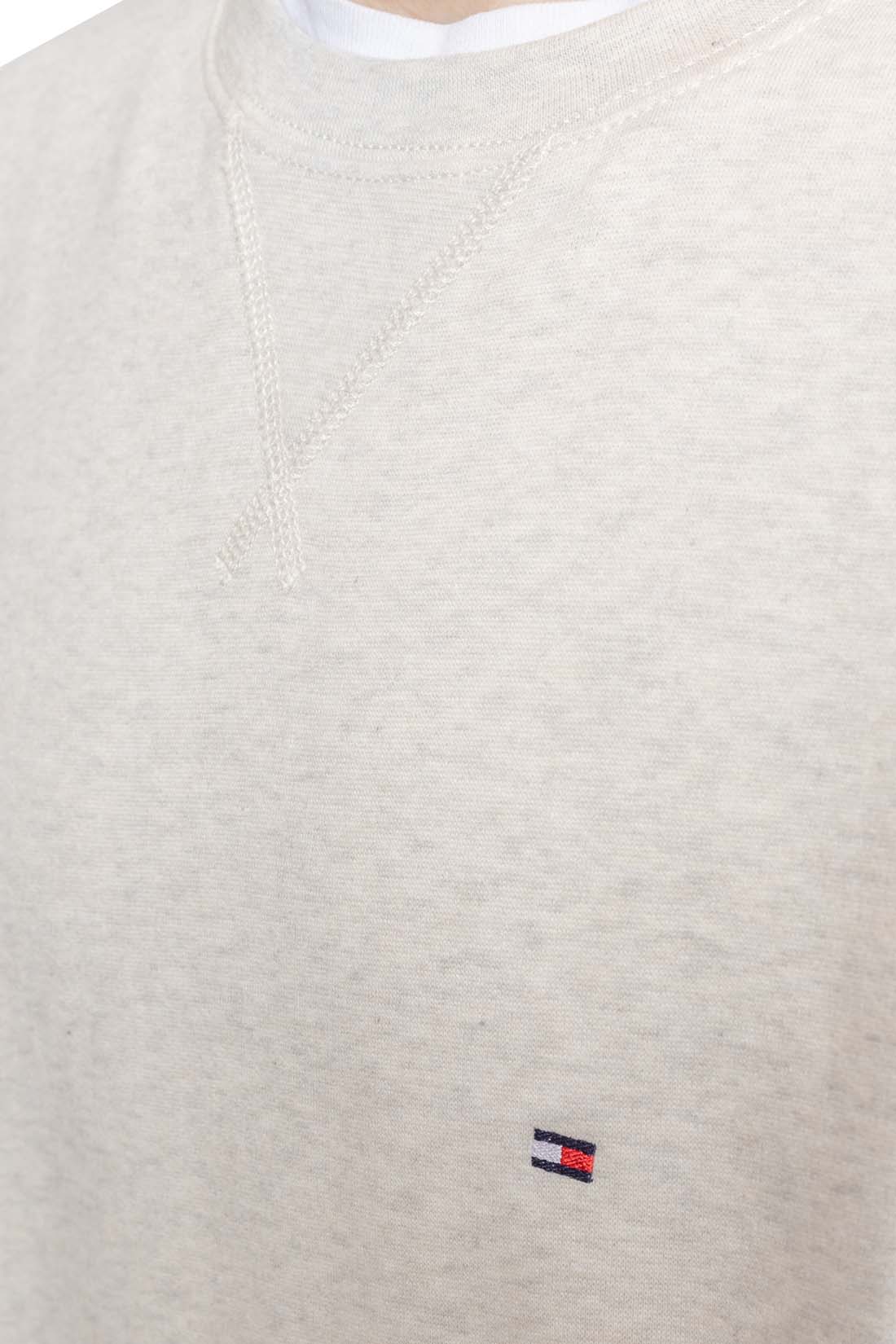 TOMMY HILFIGER - Men's winter crewneck sweatshirt with logo  - Size XXL-8