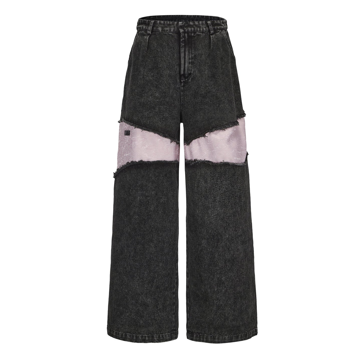 Deng Denim/Brocade Patch Jeans
