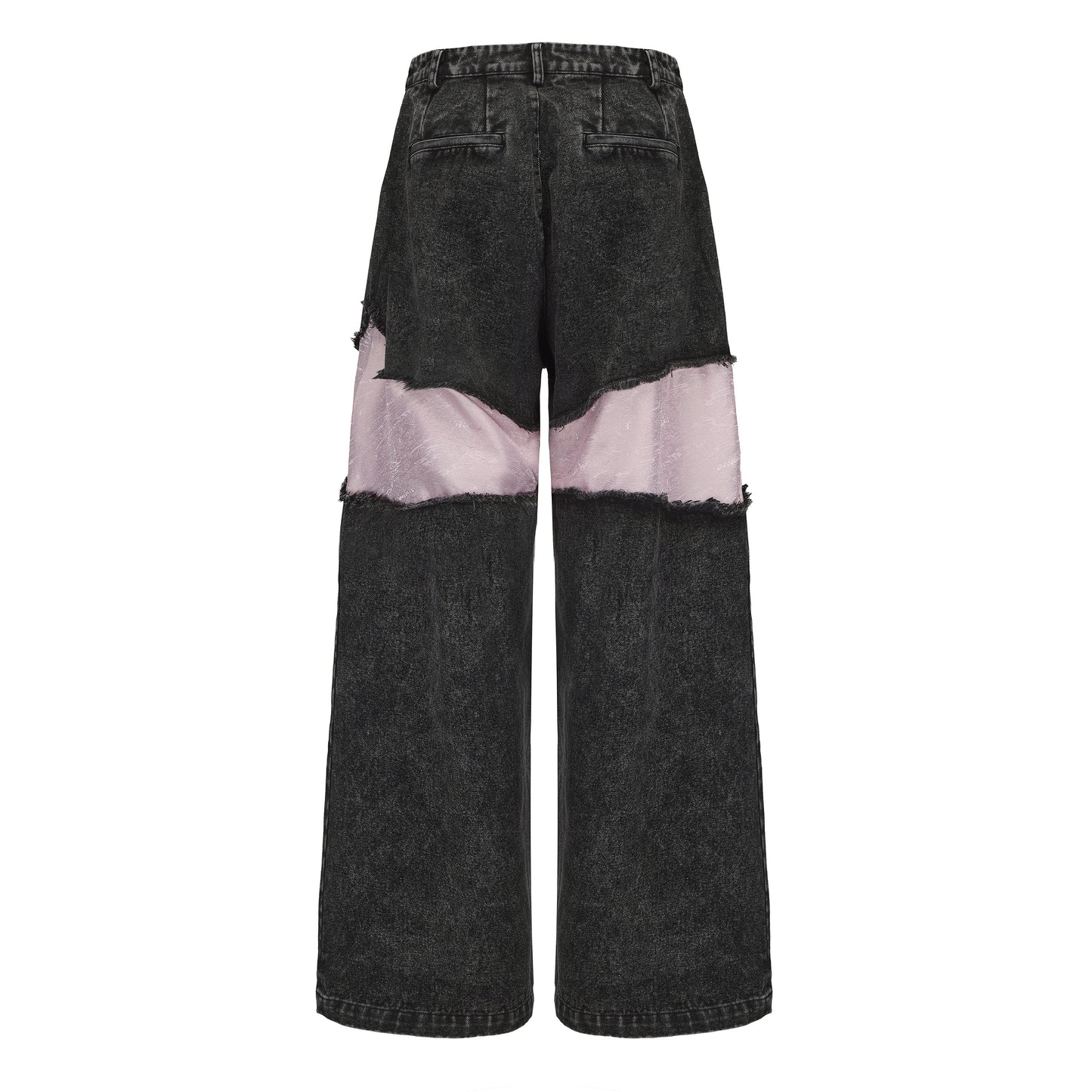 Deng Denim/Brocade Patch Jeans