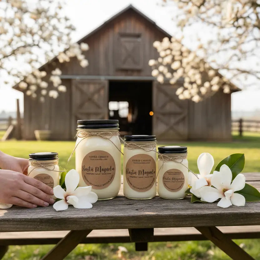 Rustic Magnolia | Organic Soy Candle