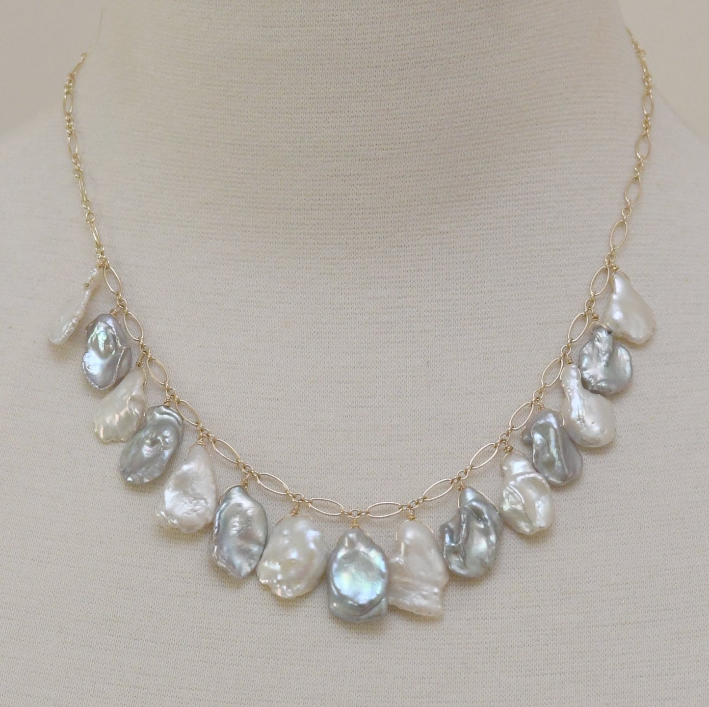 Maia Petal necklace