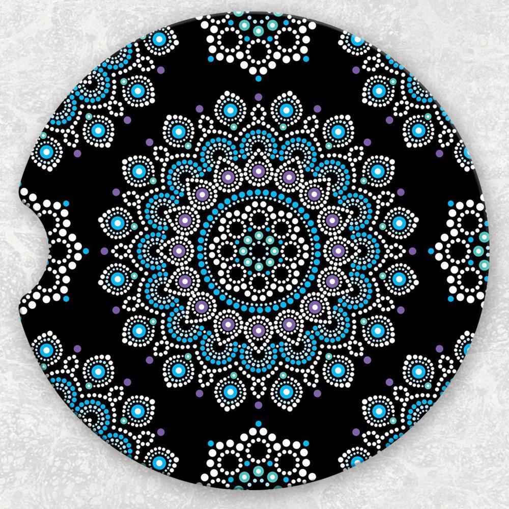 Car Coaster Set - Mandala