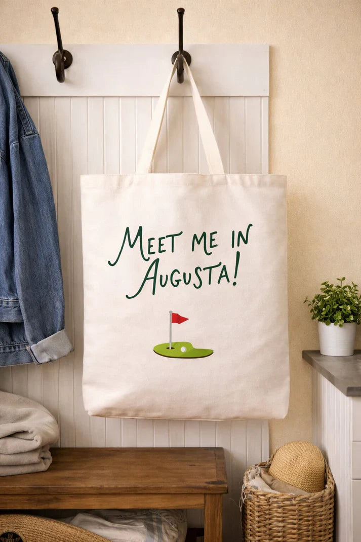 Meet Me In Augusta - Masters-Golf-Themed Tote Bag-0