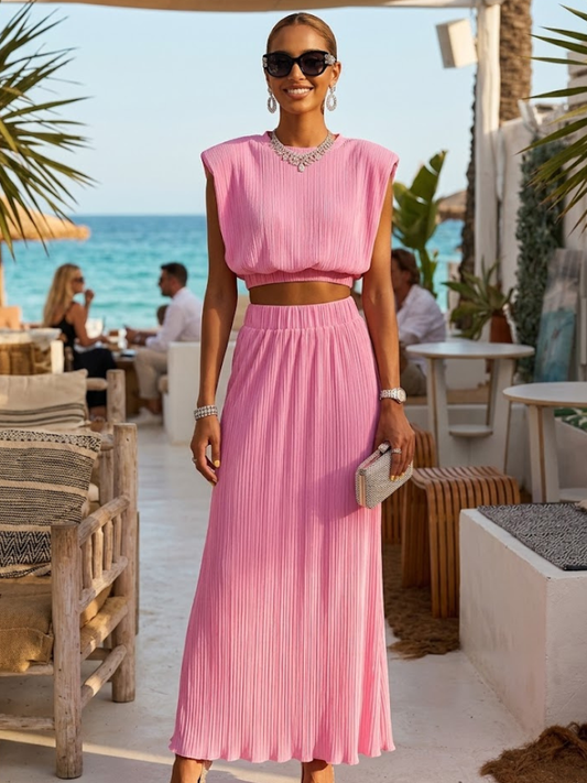 Matching Set Women's CALA BASSA New Collection - Summer in IBIZA - BYMANYC ® New York-0