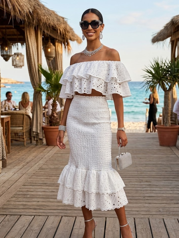 Matching Set Women's CALA DE SANT VICENT New Collection - Summer in IBIZA - BYMANYC ® New York-0