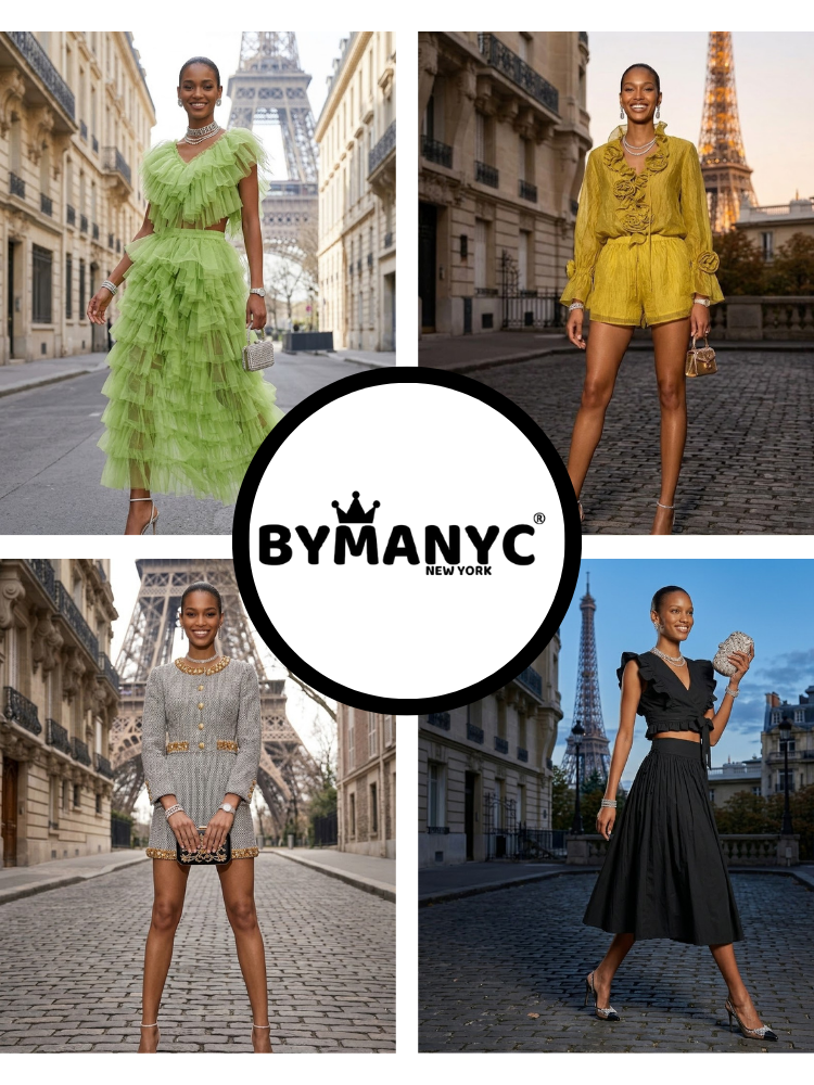 Matching Set Women's MONTMARTRE New Collection PARIS LE MARAIS BYMANYC ® New York-2