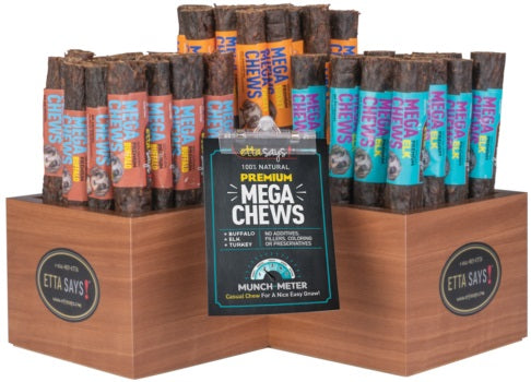 Liver Mega Chews Dog Treat by Etta Says!