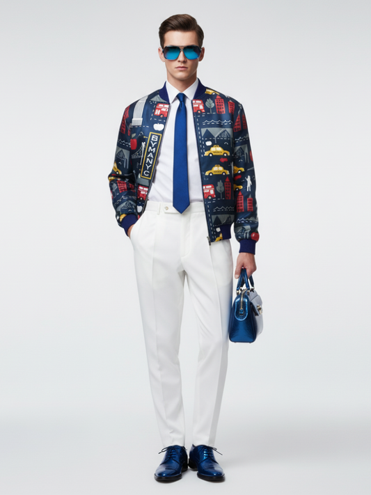 Men's HARLEM Bomber Jacket BYMANYC ® New York-0