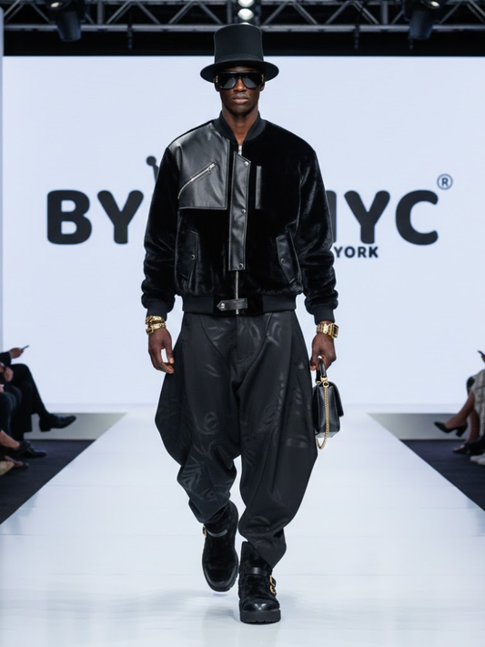 Men's Jacket VEGAN HARLEM NYFW Colecction BYMANYC ® New York-0