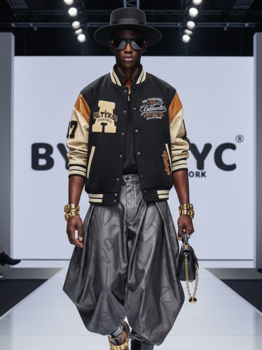 Men's Jacket VEGAN TRIBECA NYFW Colecction BYMANYC ® New York-0