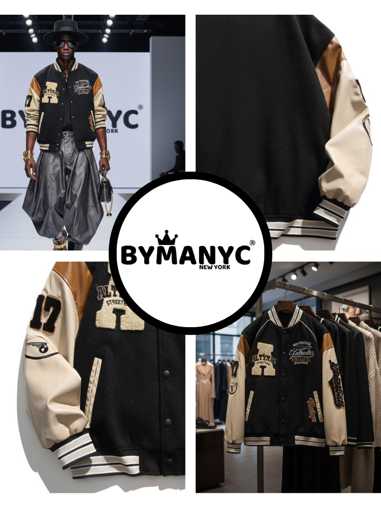 Men's Jacket VEGAN TRIBECA NYFW Colecction BYMANYC ® New York-2