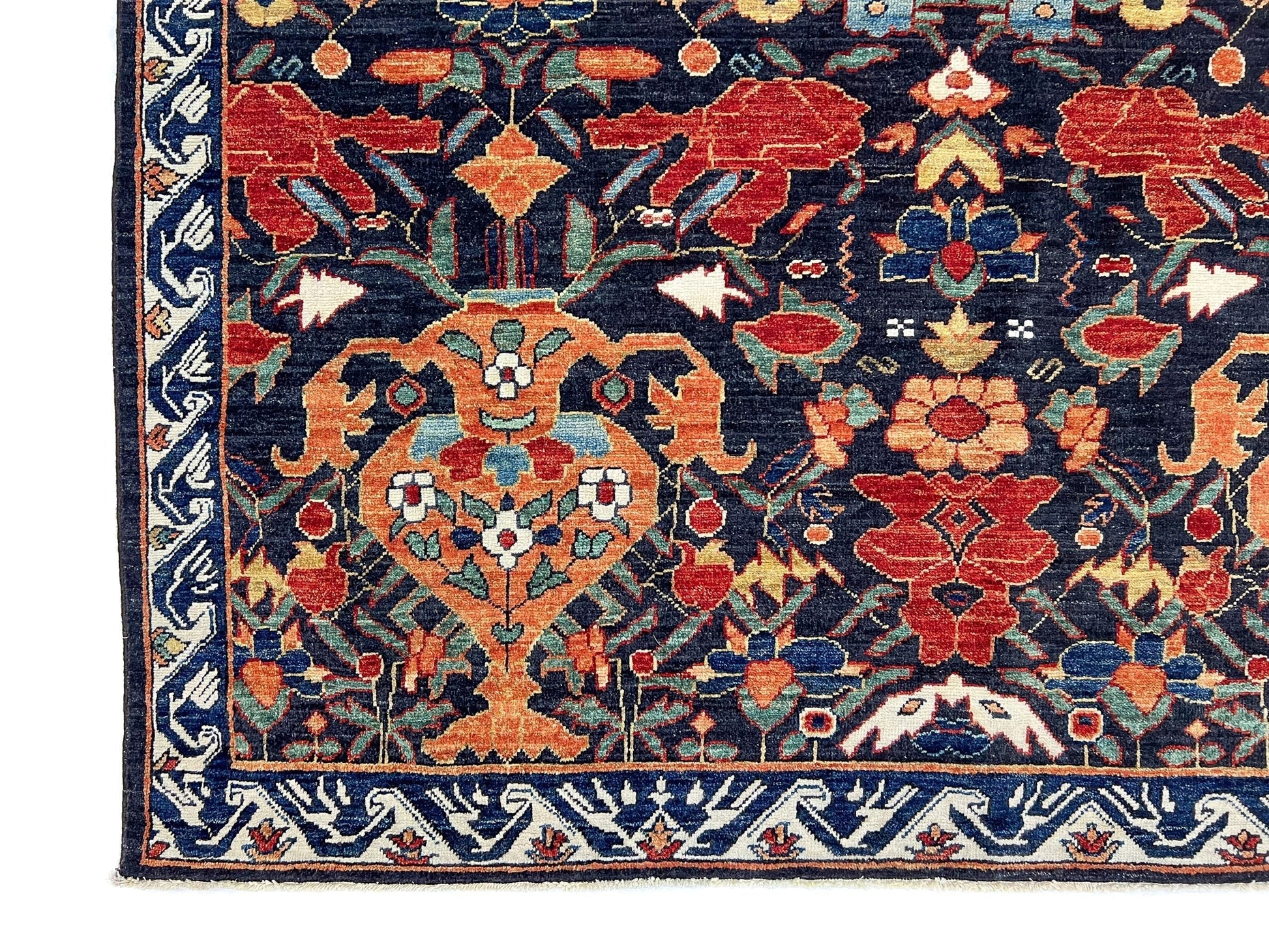 Persian Vase Design (9x12) black/multicolor-1