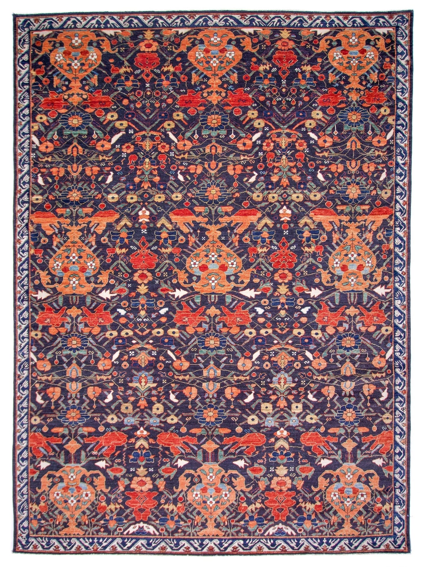 Persian Vase Design (9x12) black/multicolor-0