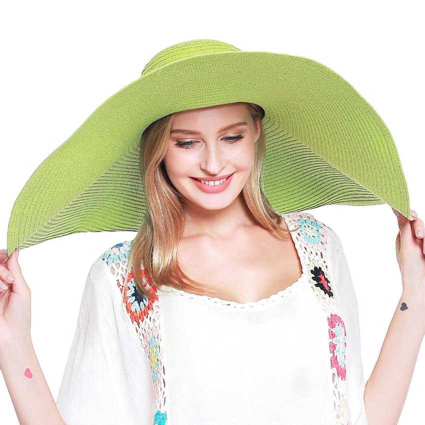 Extra Wide Brim Straw Sun Hat