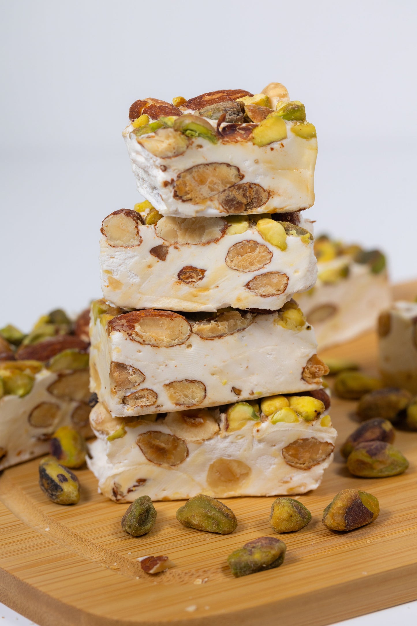 Andy Anand Gluten-Free Mixed Nut Soft Nougat Brittle, 7 oz – Wildflower Honey & Almonds, Made in Europe, No Preservatives, Birthday Gift Box