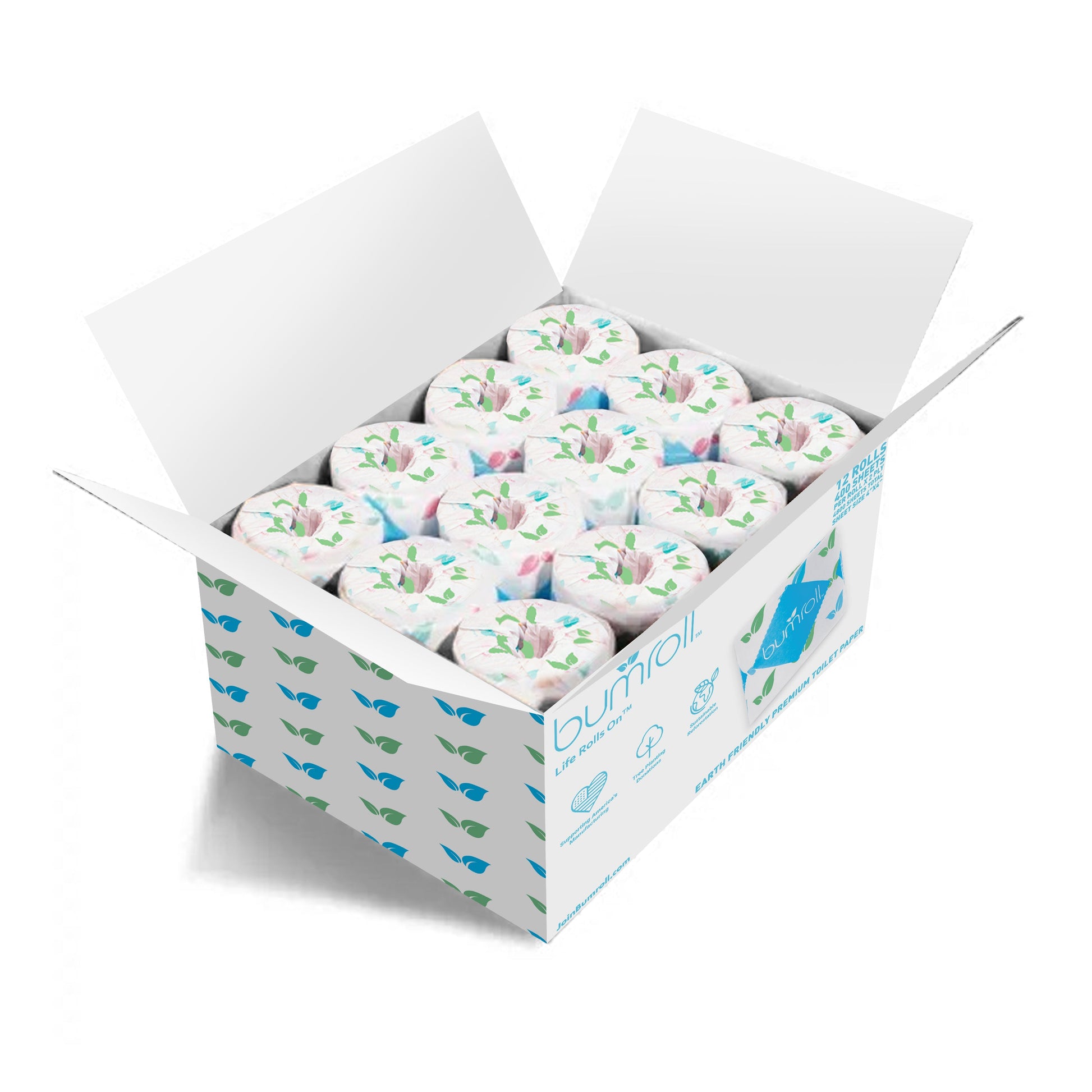 Bumroll, Premium Toilet Paper & Paper Towels Proudly Manufactured In The USA, Trees Planted In The United States-0