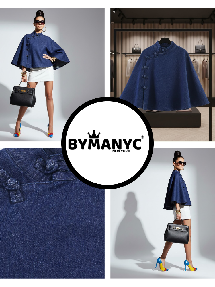 Modernist Eco Jacket Cape • TRIBECA New Collection BYMANYC ® New York-2