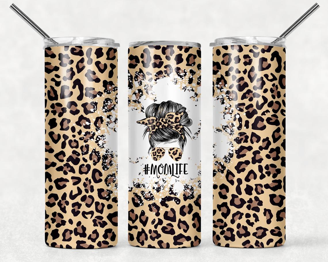 #momlife 20 oz Skinny Tumbler