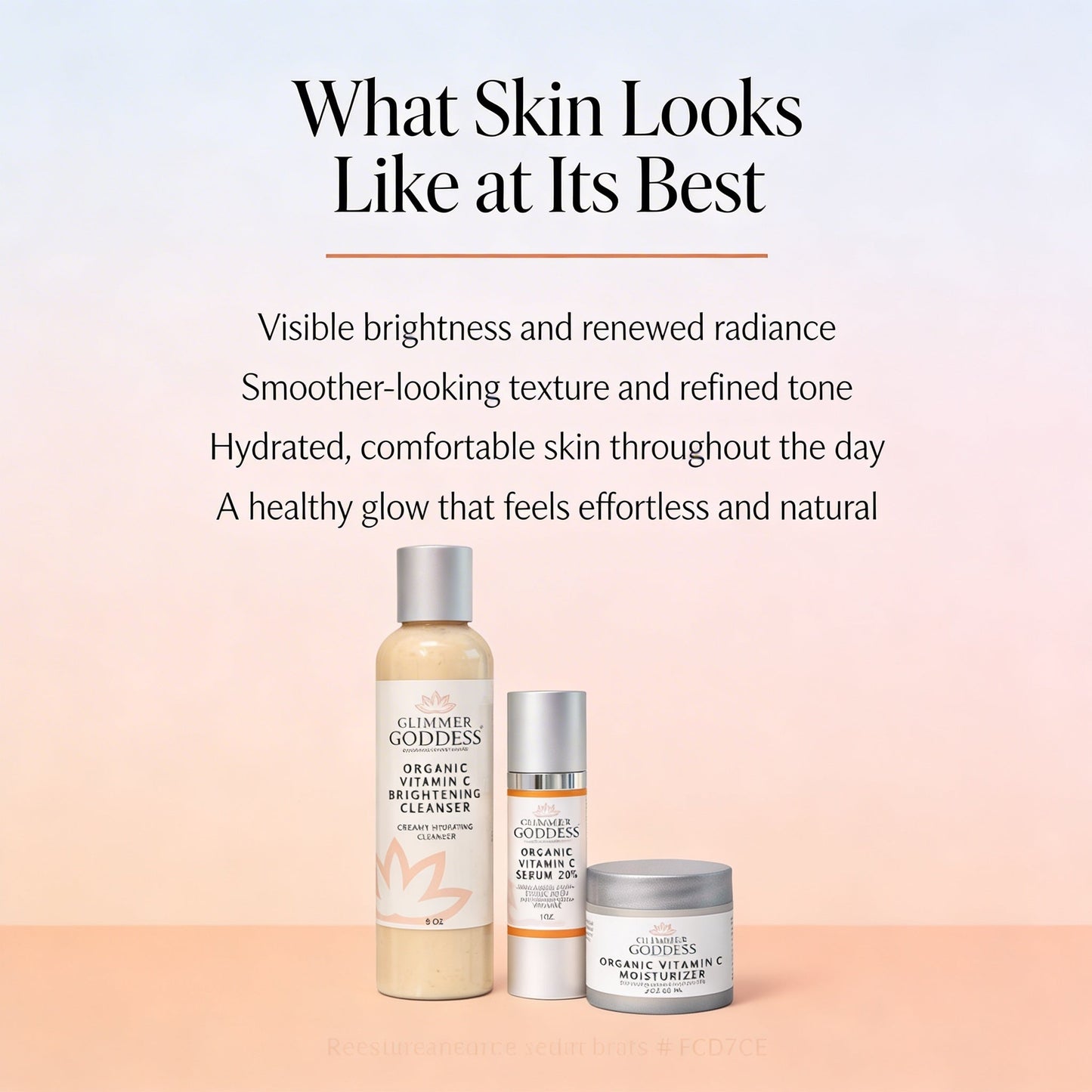 Morning Glow Routine – Vitamin C 3-Step Brightening System