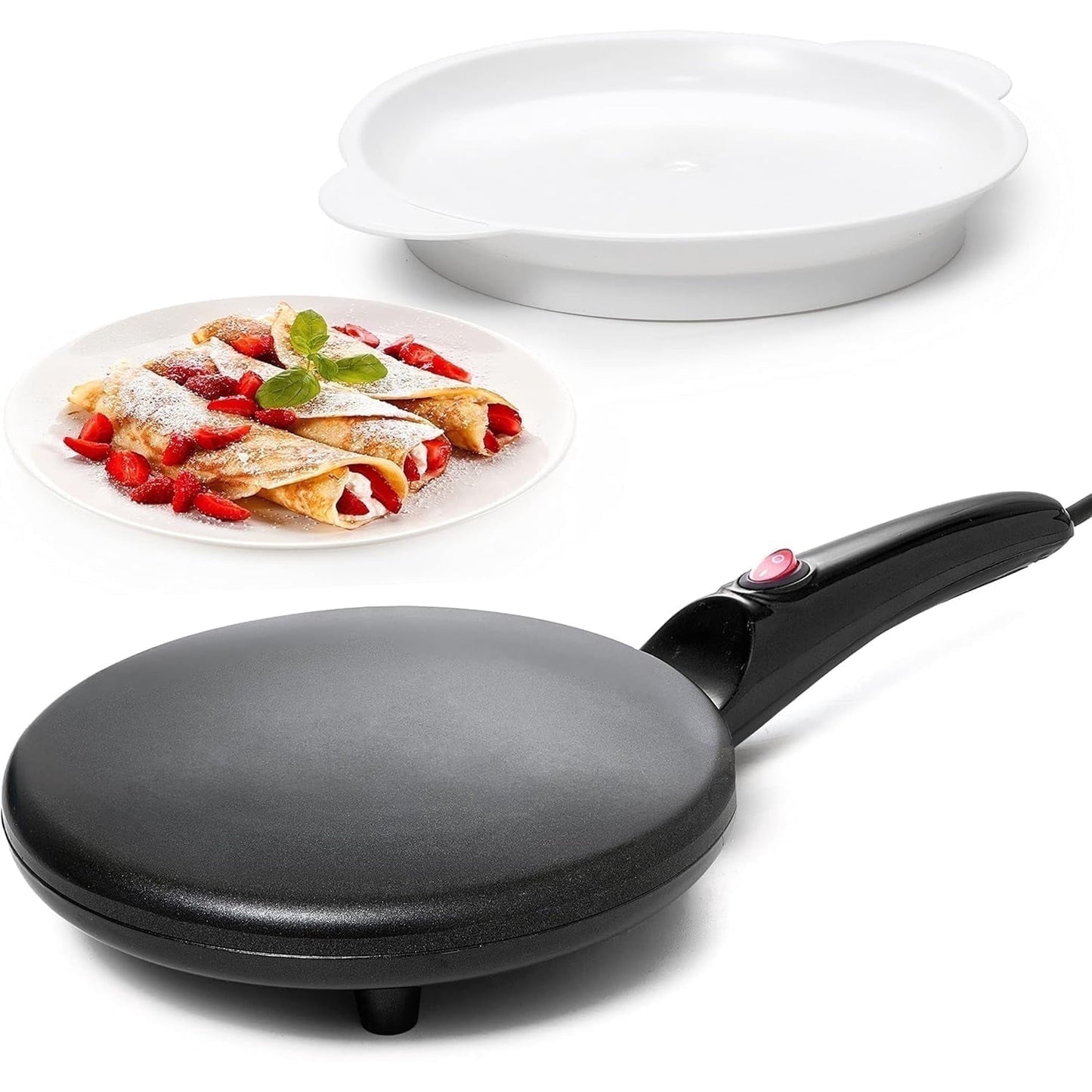 Moss & Stone 8.2 Inch Non-Stick Crepe Maker