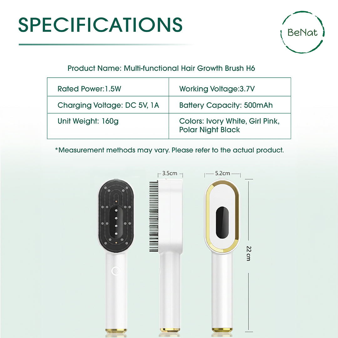 Multi-Functional 3-in-1 Scalp Massager and Oil Applicator Brush-4