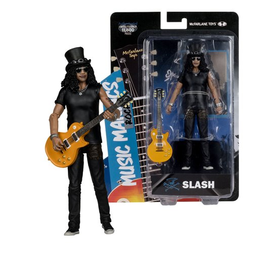 Music Maniacs Rock Wave 3 Guns N Roses Slash 6" Scale Action Figure