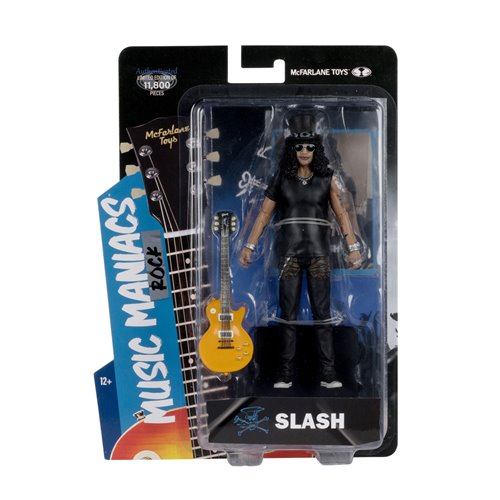 Music Maniacs Rock Wave 3 Guns N Roses Slash 6" Scale Action Figure