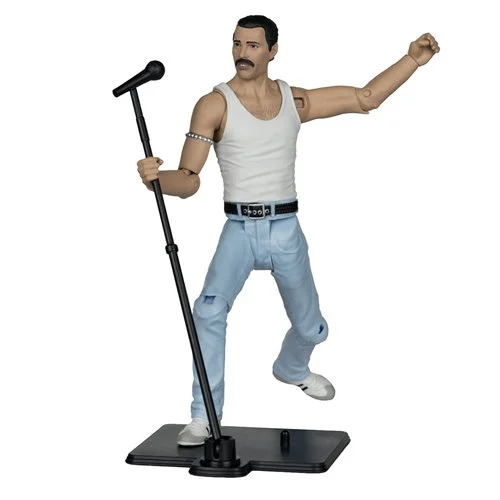 Music Maniacs Rock Wave 3 Queen Freddie Mercury 6" Scale Action Figure
