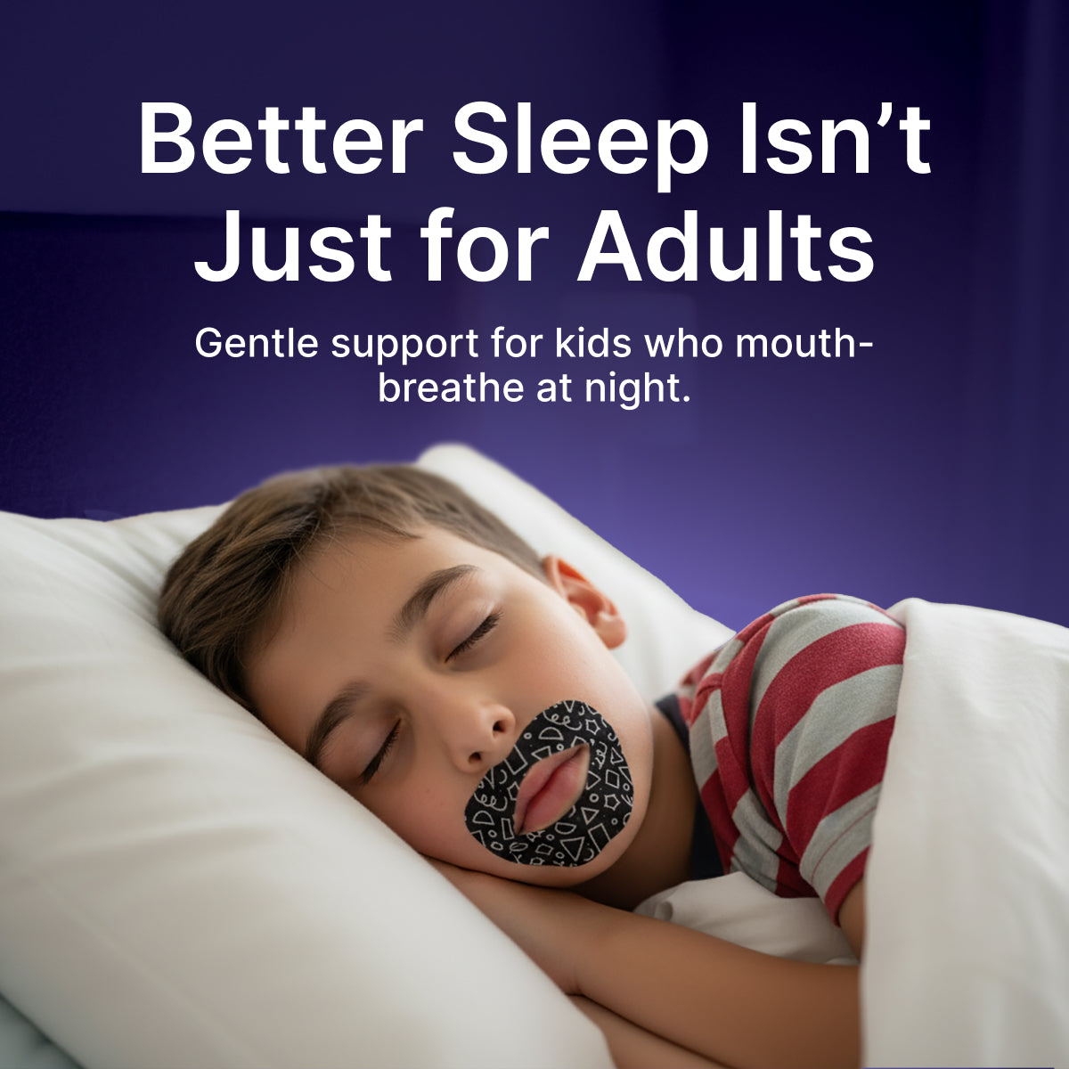 Muzzle® Mouth Tape For Youth (Medium Hold)-1