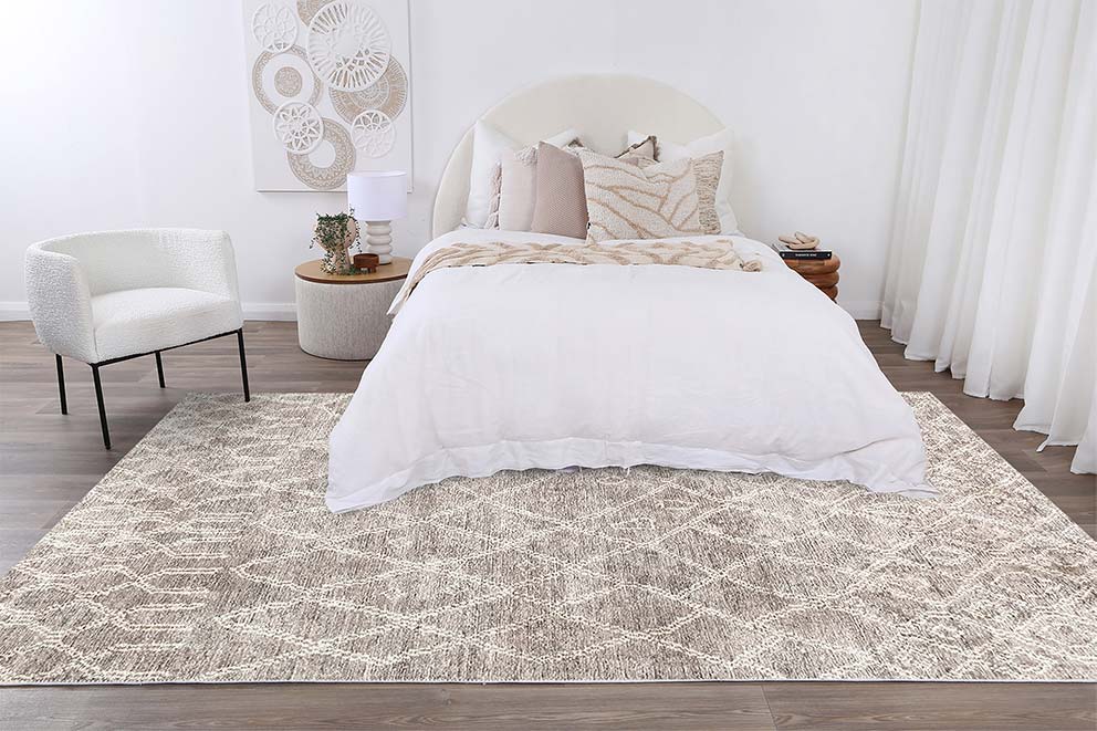 Nordic Nahla Vintage Modern in Beige Rug-3