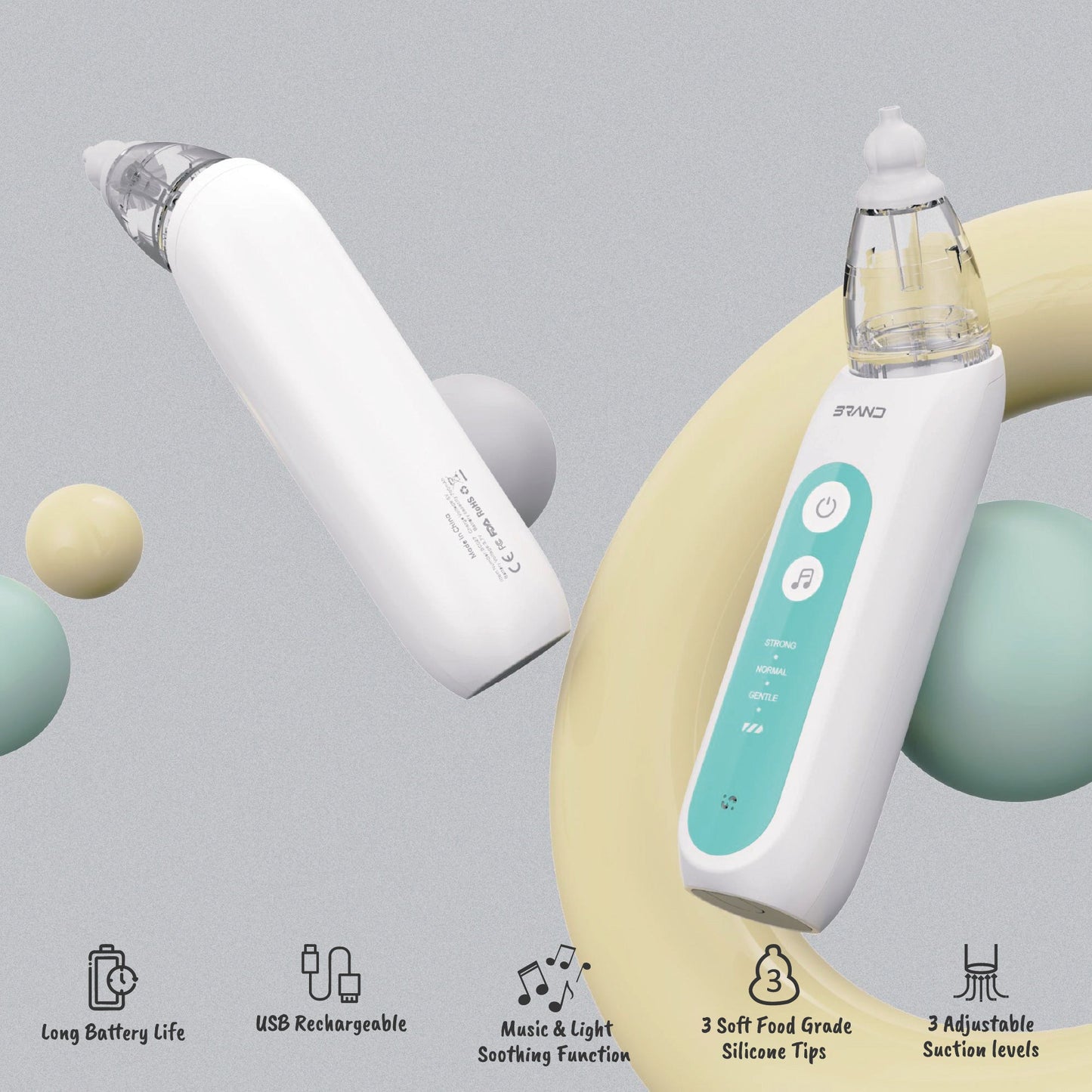 Mesh Nebulizer with Baby Nasal Aspirator – Complete Breathing & Relief Kit-3