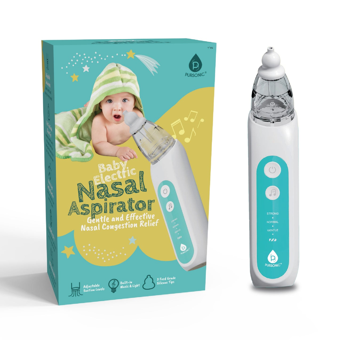 Mesh Nebulizer with Baby Nasal Aspirator – Complete Breathing & Relief Kit-4