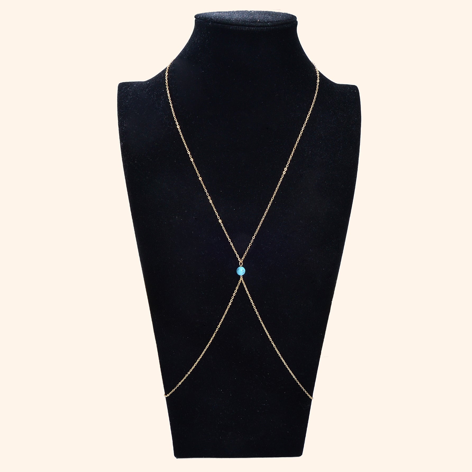 Gold Bra Body Chain Bikini Harness Necklace Body Jewellery Beach Accessories-4