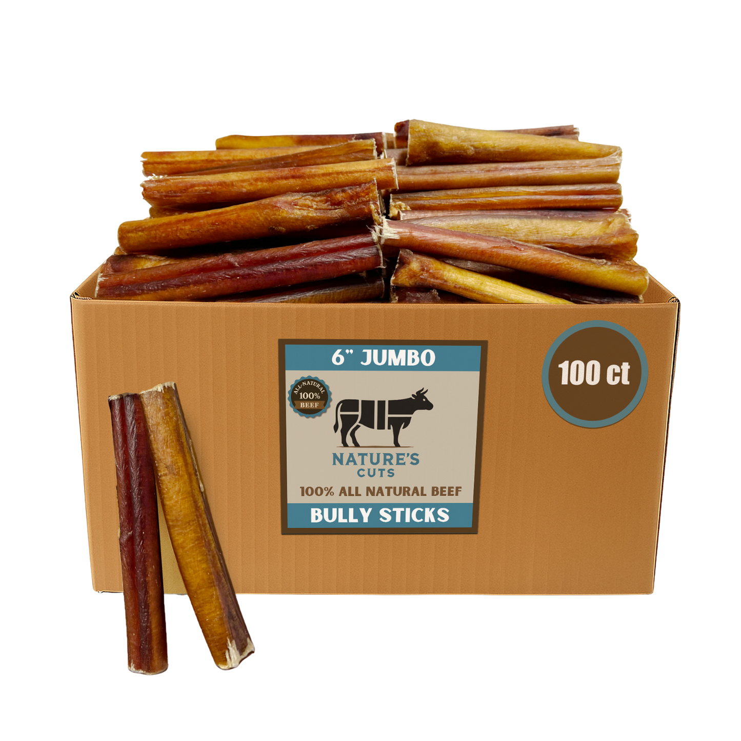 6" Jumbo Bulk Bully Sticks-5