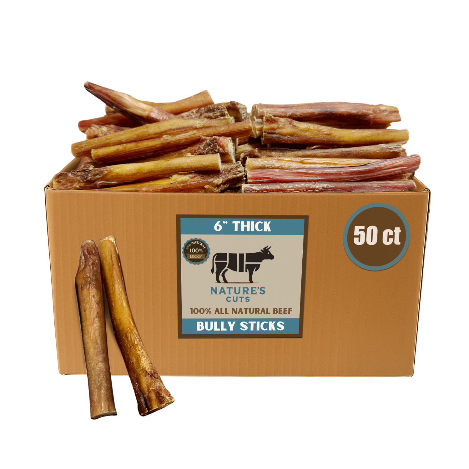 6" Thick Bulk Bully Sticks-5
