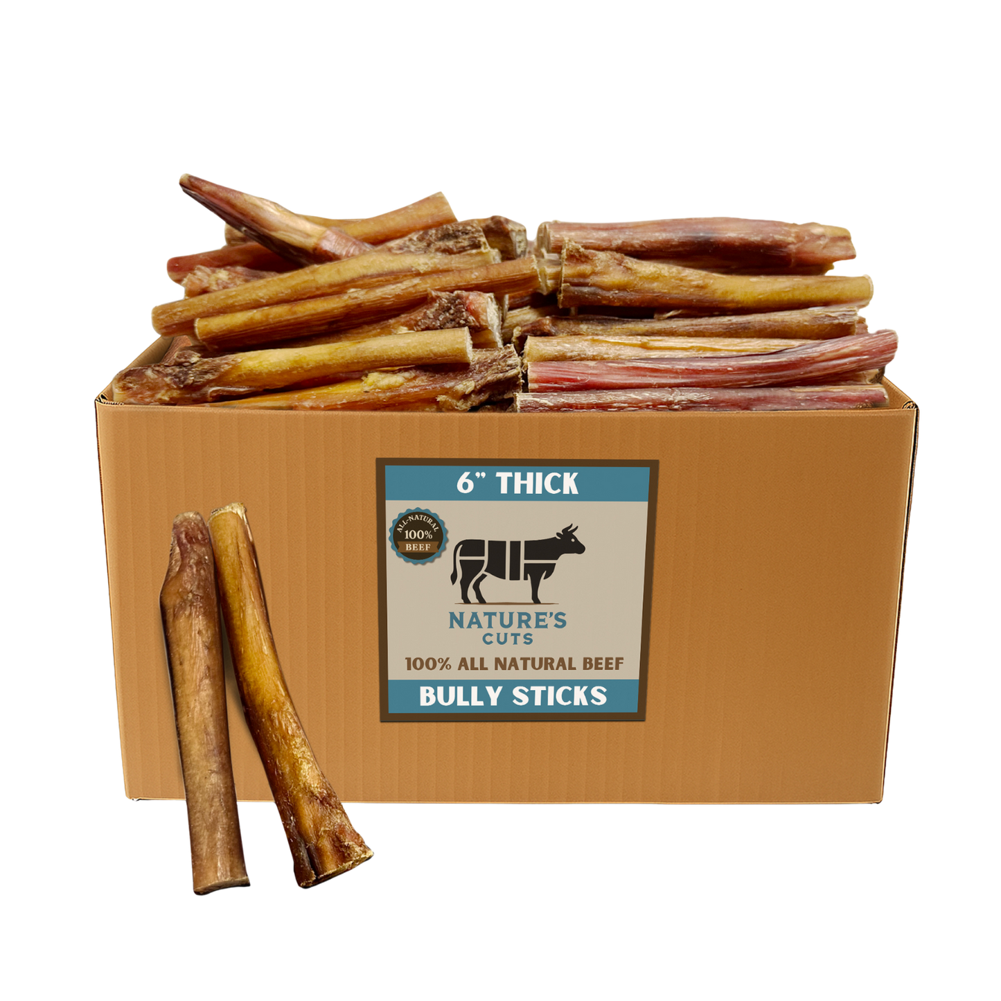 6" Thick Bulk Bully Sticks-0
