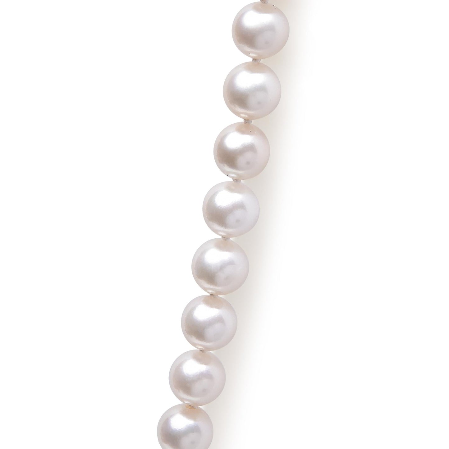 14K Gold 8.0x8.5mm Akoya Pearl Strand Necklace-3