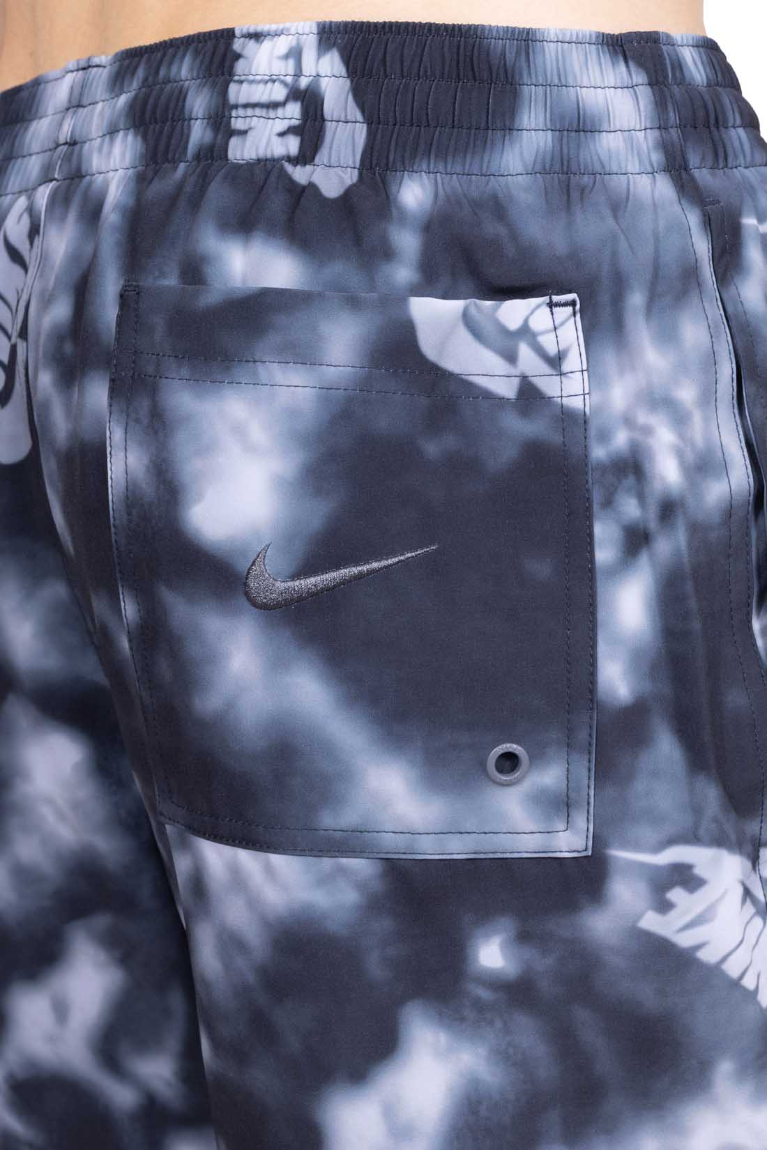 NIKE - Men's swim shorts with all-over logo-0