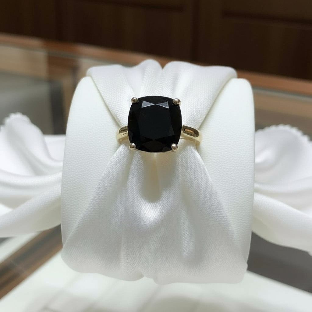 "Never Forgotten" Cushion Cut Cremation Ring Small 6x6mm