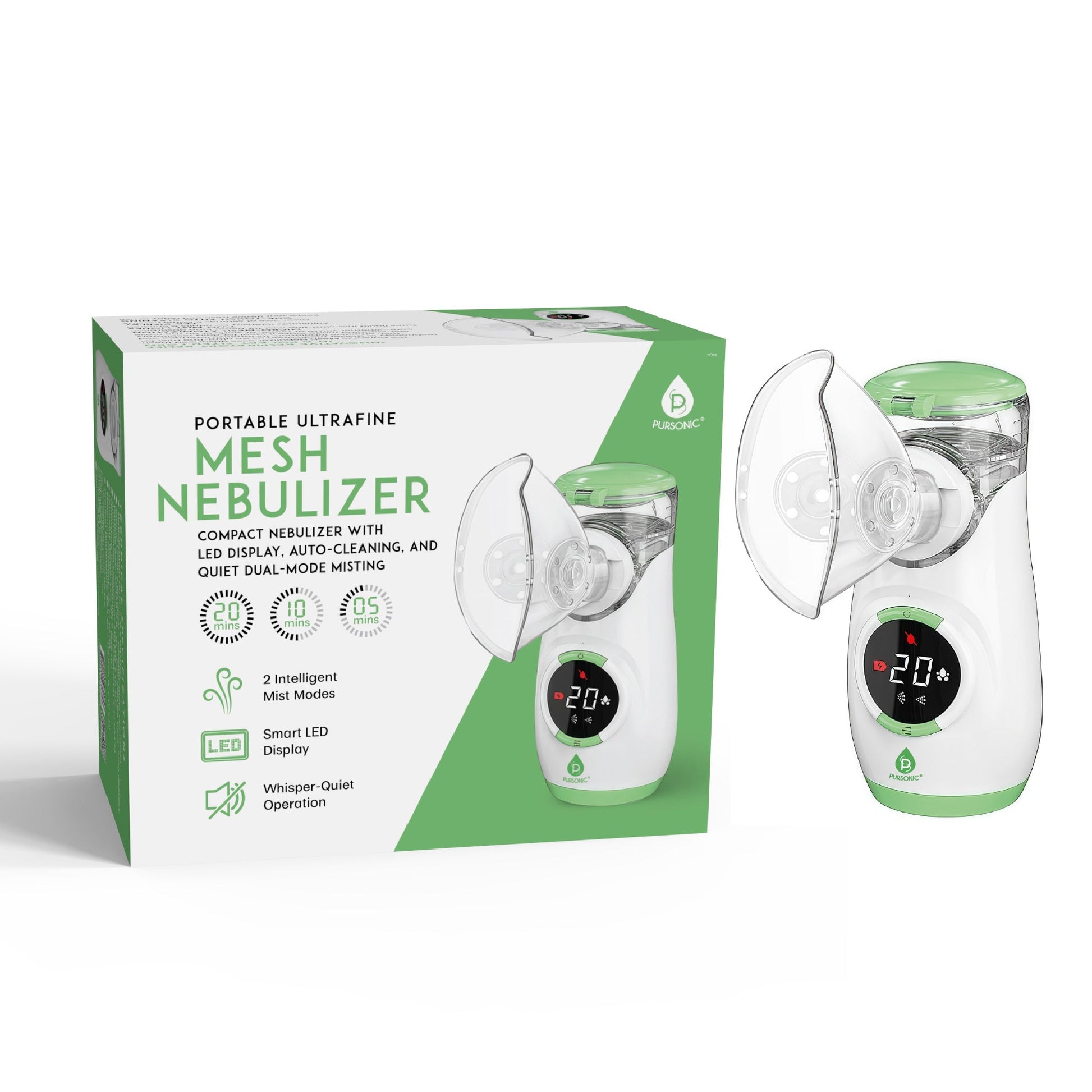 Mesh Nebulizer with Baby Nasal Aspirator – Complete Breathing & Relief Kit-2