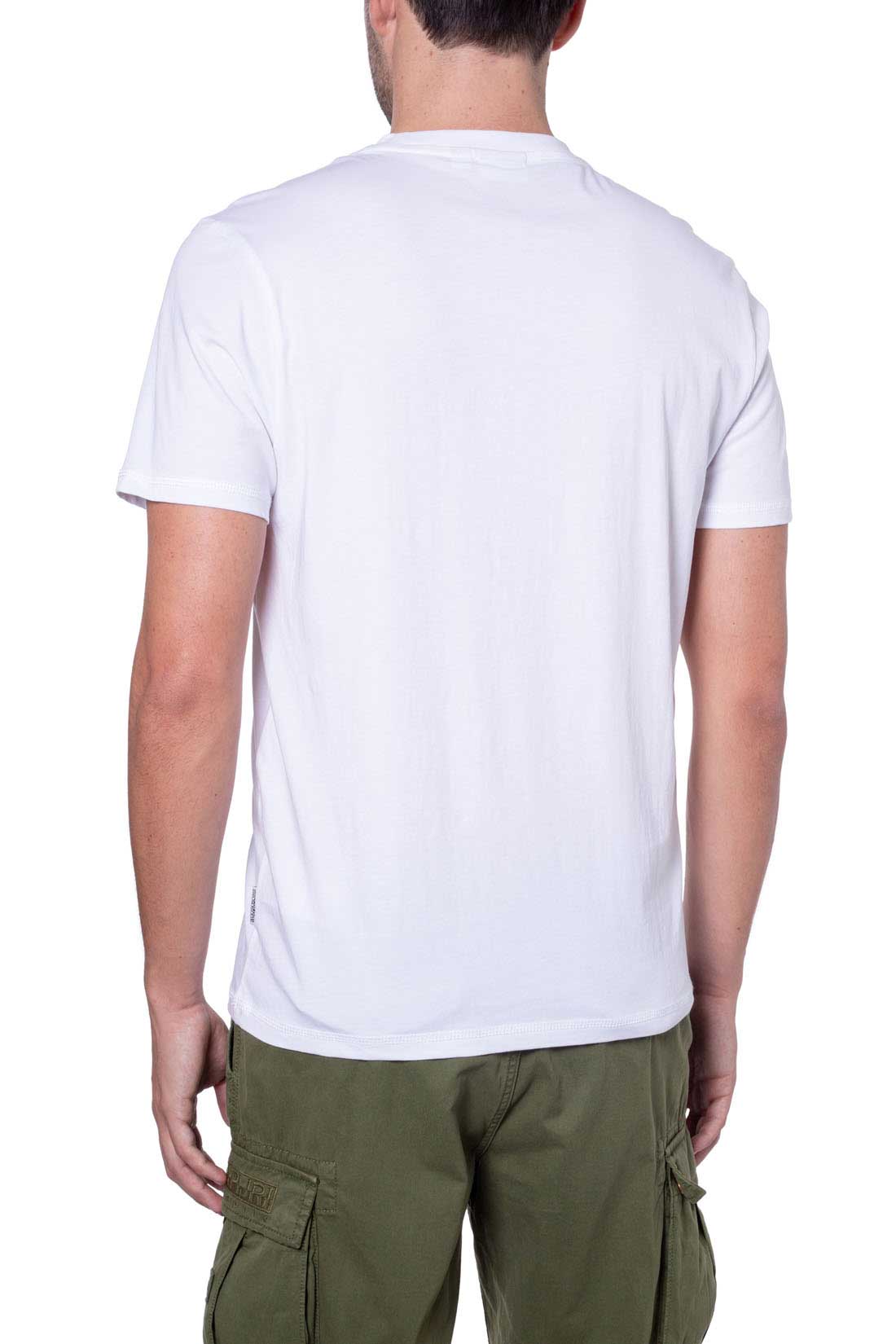 NAPAPIJRI - Men's logo flag T-shirt - Size S-2