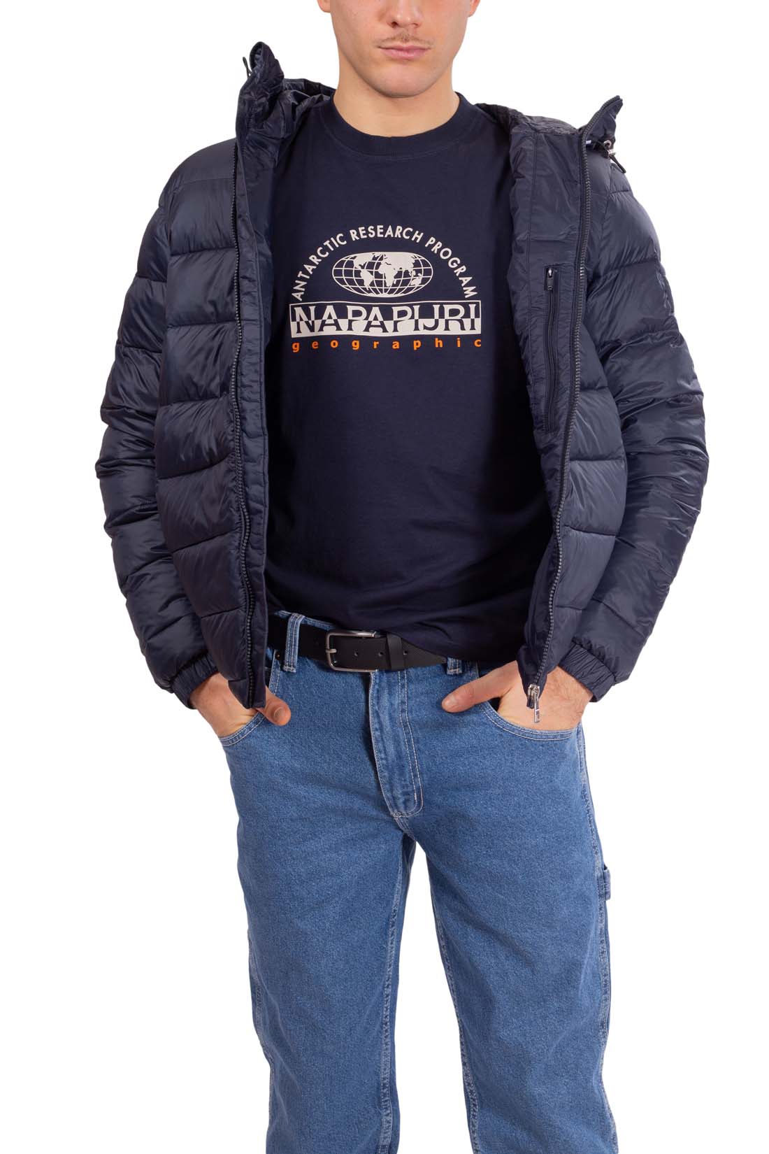 NAPAPIJRI - Men's regular Macas T-shirt  - Size XXL-19