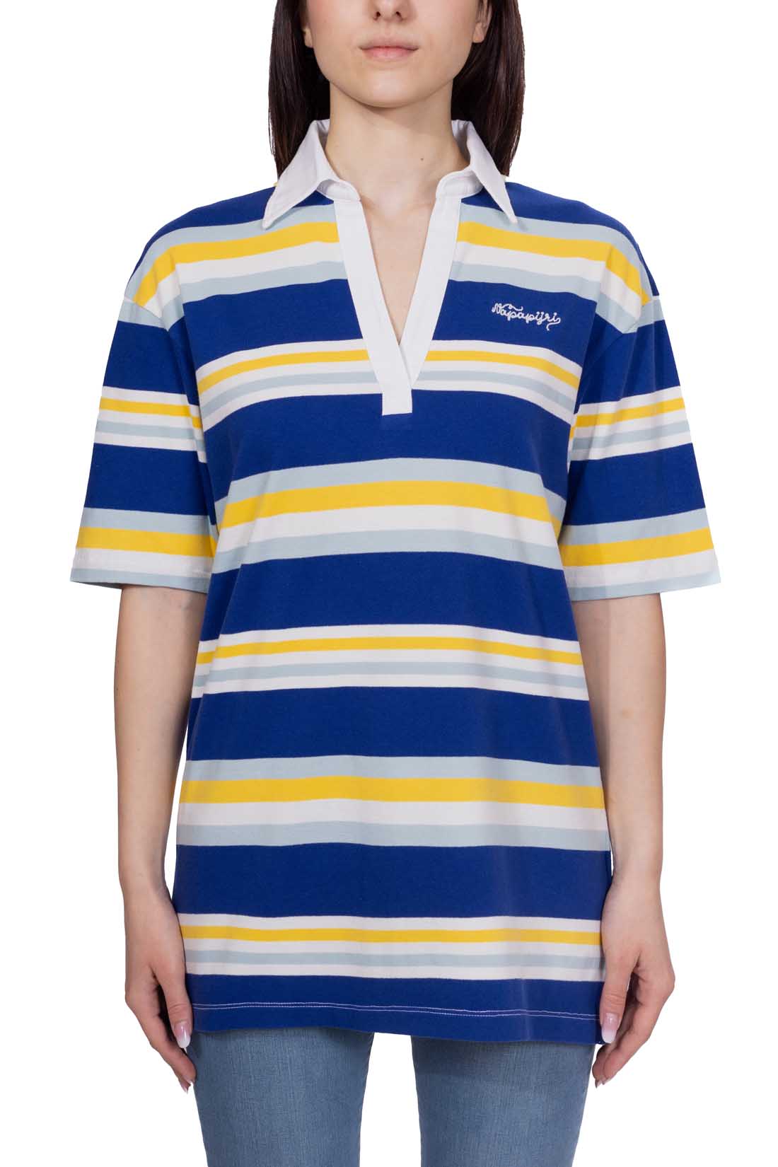 NAPAPIJRI - Women's striped Ete polo shirt-19