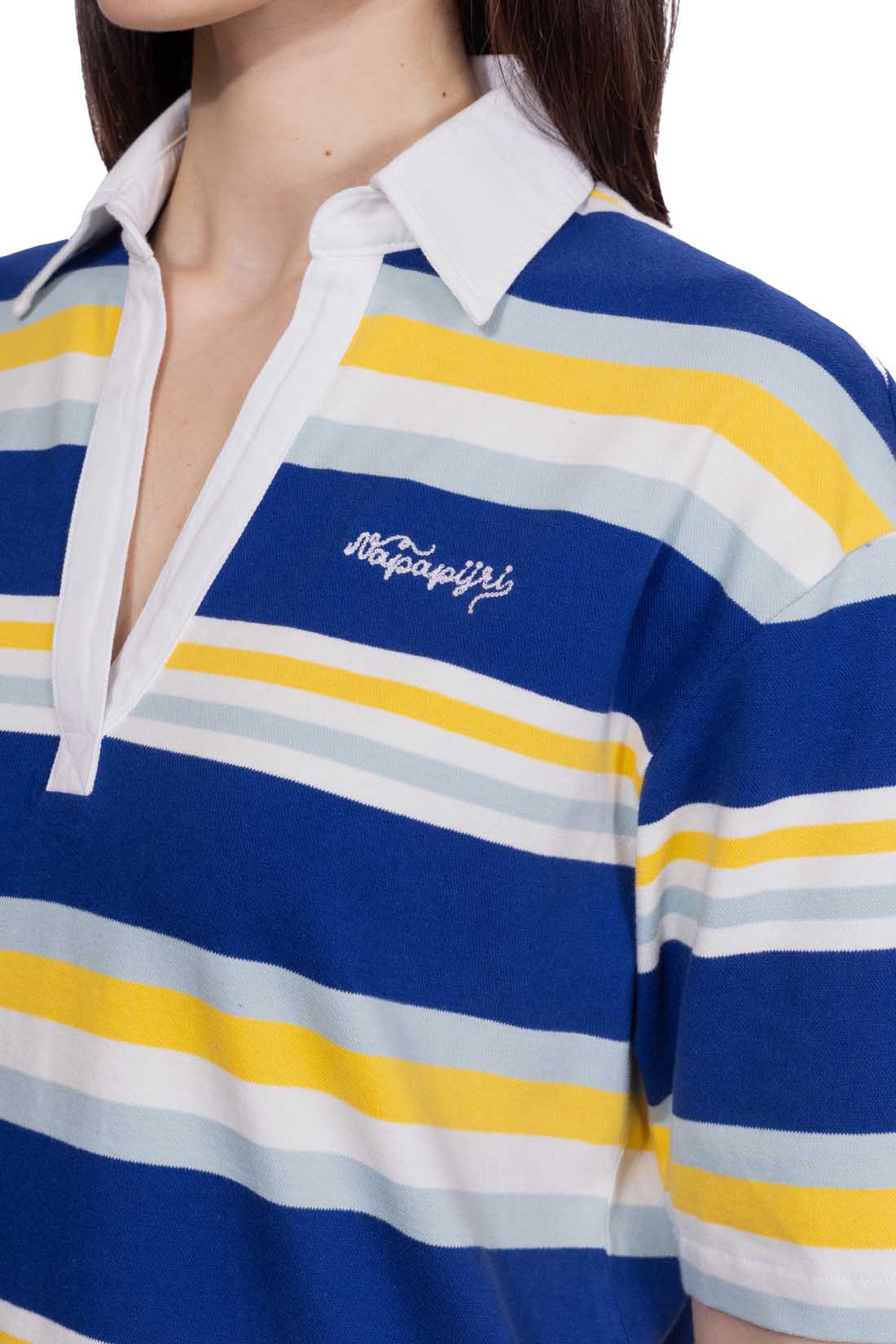 NAPAPIJRI - Women's striped Ete polo shirt-0