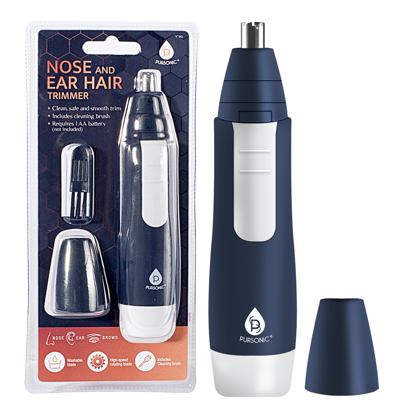 Pursonic Nose and Ear Hair Trimmer-0
