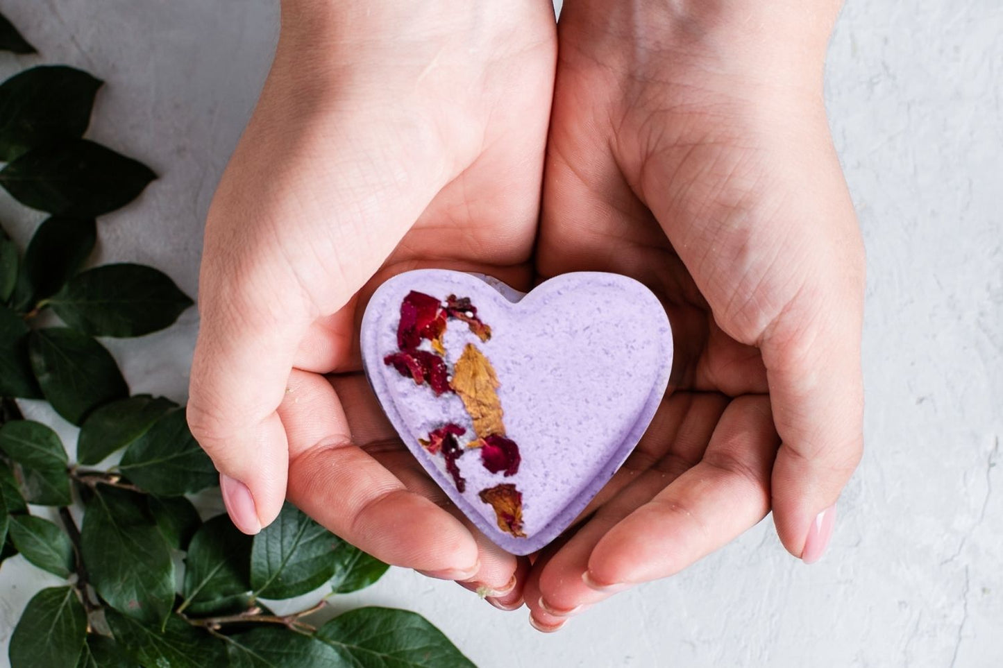 Set of 5 Heart Shaped Shower Steamers Package  - in a Gift Box - Can be personalized-3