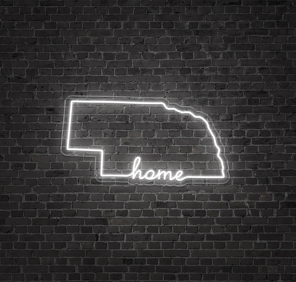 Nebraska LED Neon Sign