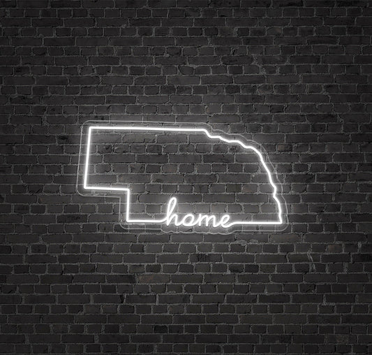 Nebraska LED Neon Sign